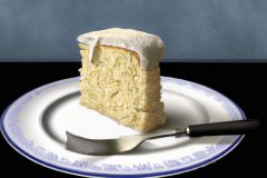 DALL·E-2023-06-18-10.03.08-a-photorealistic-image-of-a-slice-of-Angel-Food-Cake-on-a-plate-inspired-by-the-style-of-Norman-Rockwell-silver-fork-no-letters-or-words