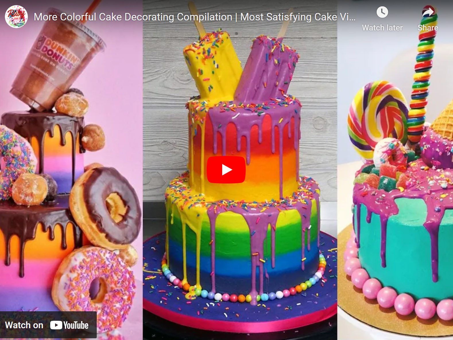 Colorful Cake Decorating Compilation